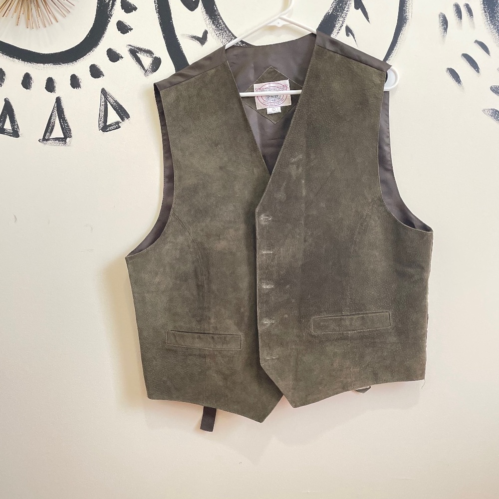 Brown Suede Vest